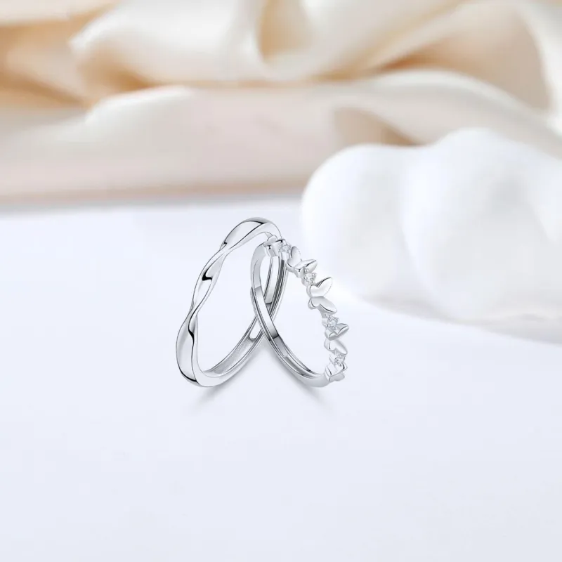 SEEPD Colored Glaze Zircon Ring Unisex-4