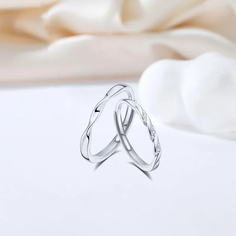 SEEPD Colored Glaze Zircon Ring Unisex-4