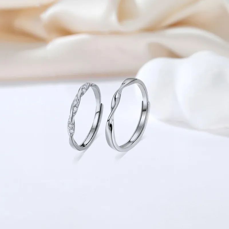SEEPD Colored Glaze Zircon Ring Unisex-2