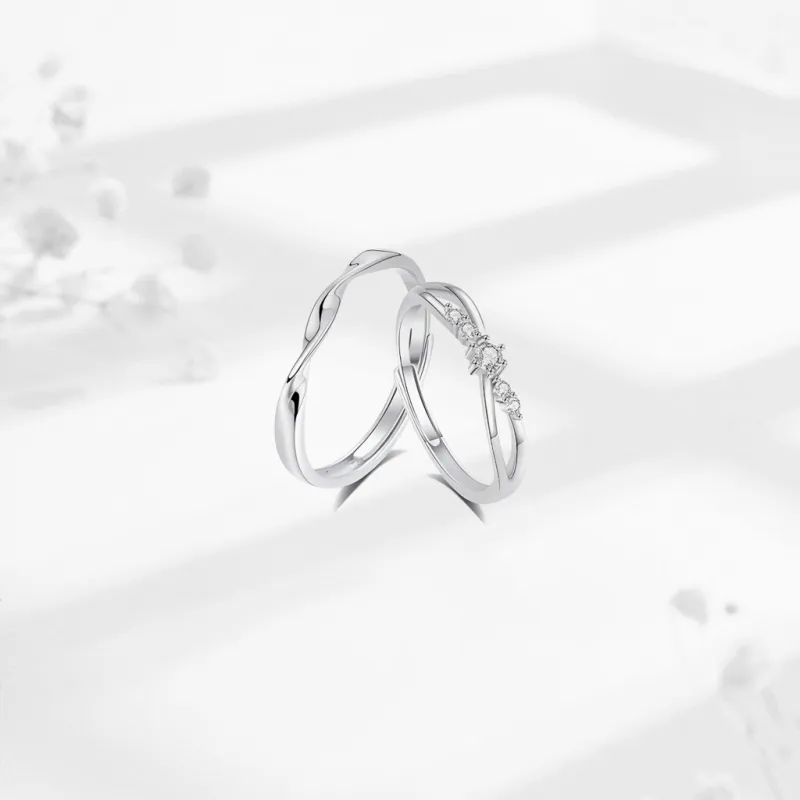SEEPD Colored Glaze Zircon Ring Unisex-3