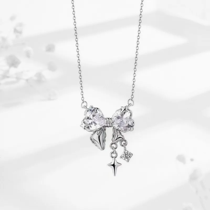 SEEPD Colored Glaze Zircon Necklace Women's-4