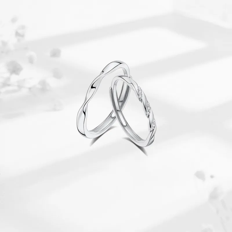 SEEPD Colored Glaze Zircon Ring Unisex-3