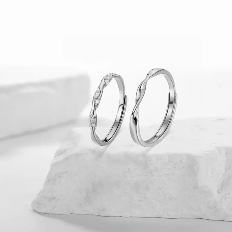 SEEPD Colored Glaze Zircon Ring Unisex-3