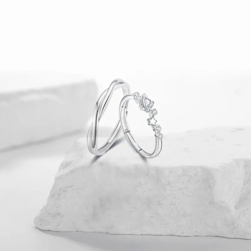 SEEPD Colored Glaze Zircon Ring Unisex-1
