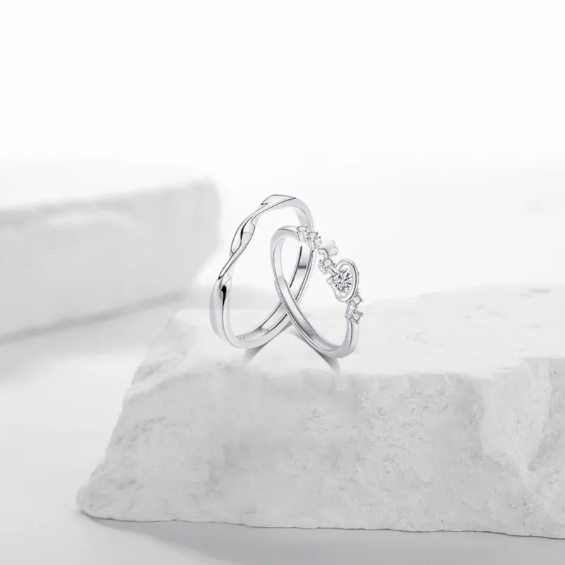 SEEPD Colored Glaze Zircon Ring Unisex-1