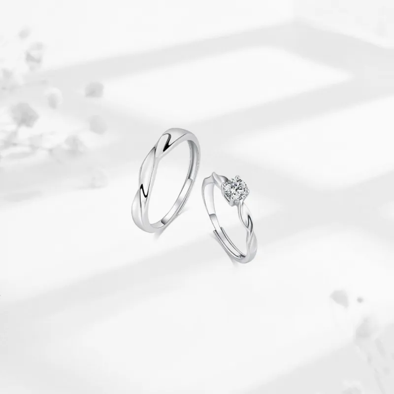 SEEPD Colored Glaze Zircon Ring Unisex-1