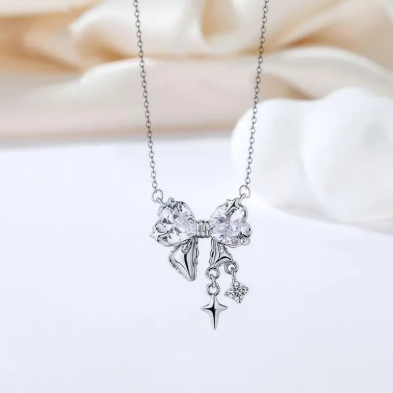 SEEPD Colored Glaze Zircon Necklace Women's-1