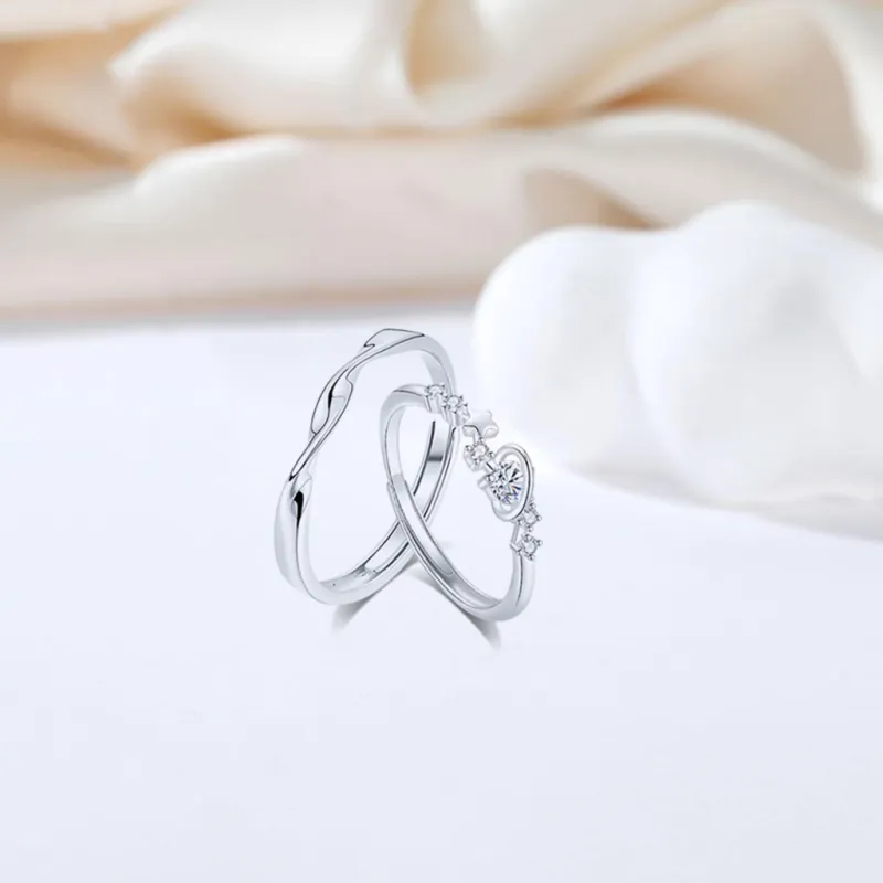 SEEPD Colored Glaze Zircon Ring Unisex-4