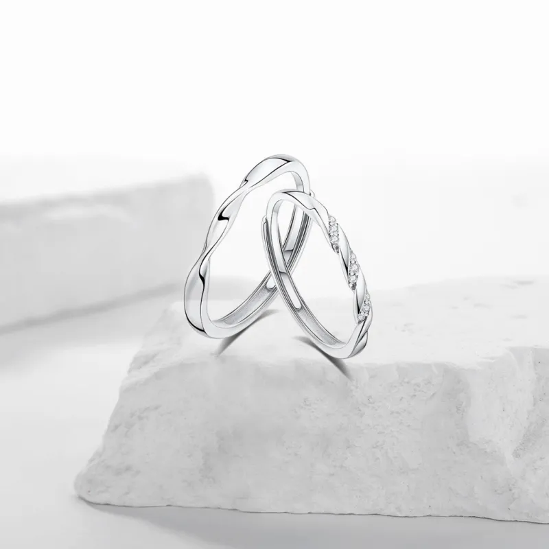 SEEPD Colored Glaze Zircon Ring Unisex-2