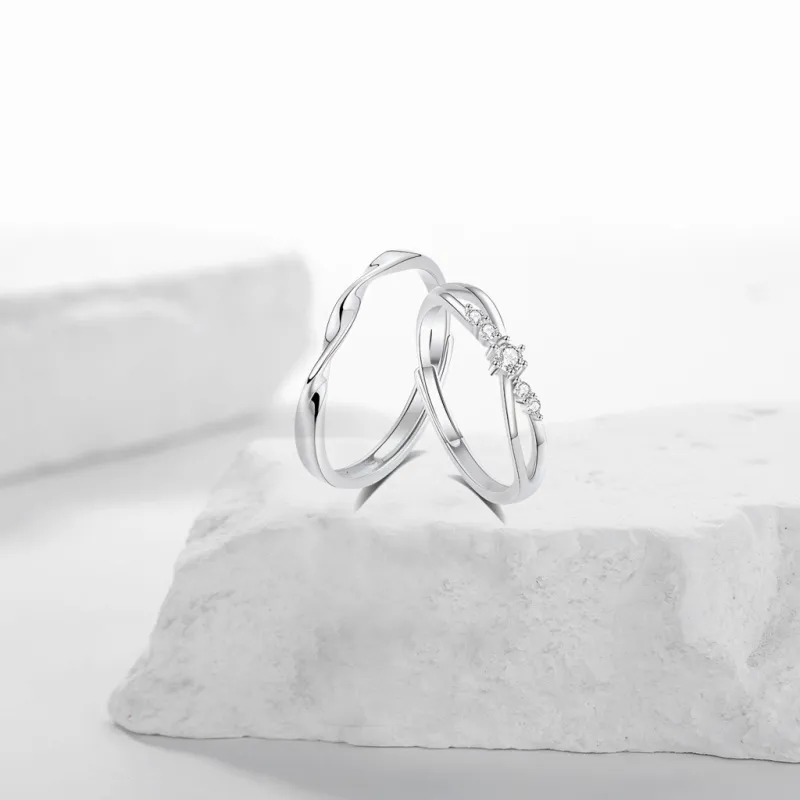 SEEPD Colored Glaze Zircon Ring Unisex-1