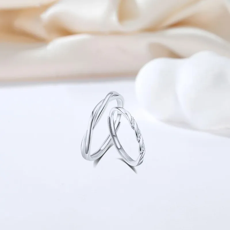 SEEPD Colored Glaze Zircon Ring Unisex-4