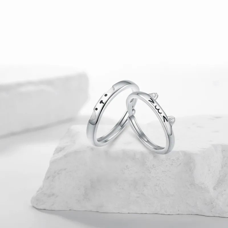 SEEPD Colored Glaze Zircon Ring Unisex-2