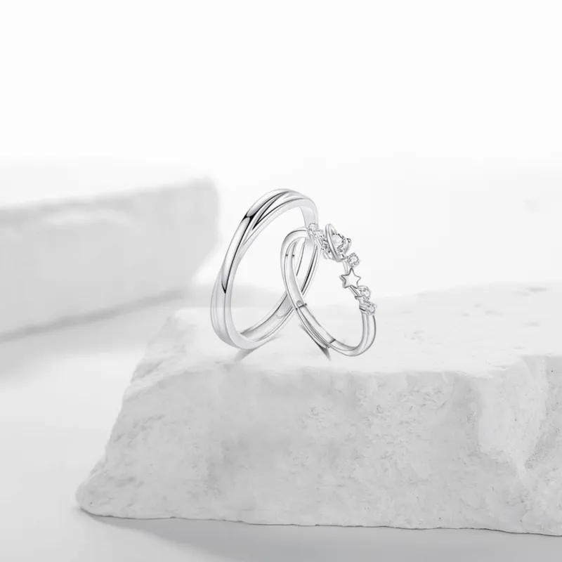 SEEPD Colored Glaze Zircon Ring Unisex-2