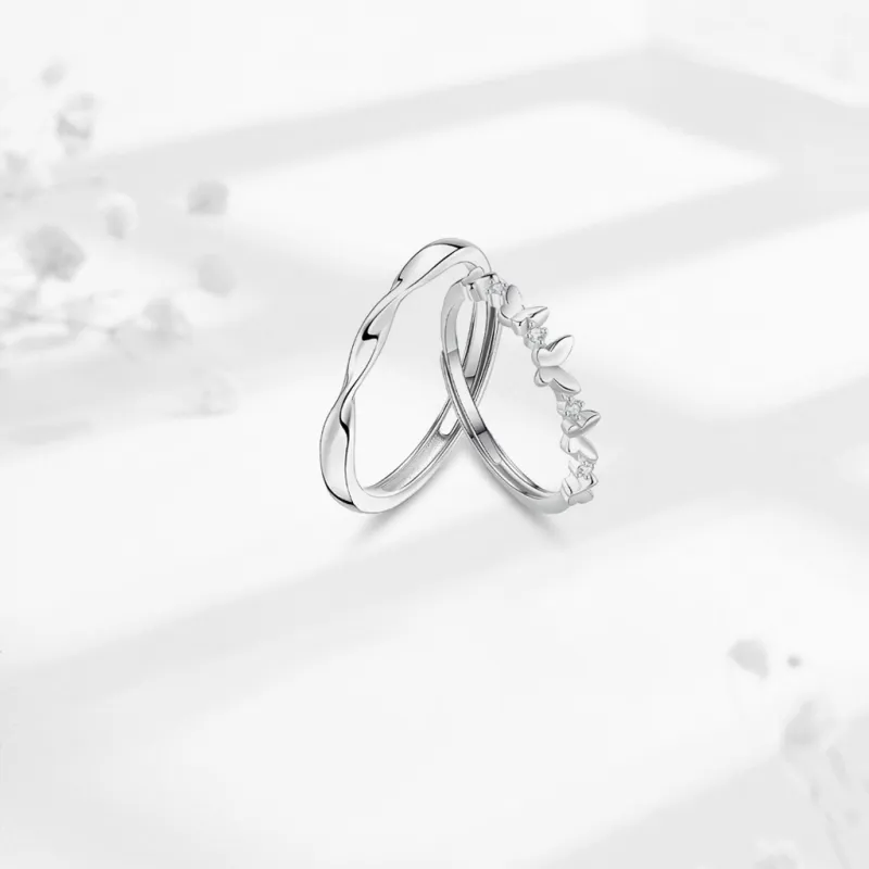 SEEPD Colored Glaze Zircon Ring Unisex-2