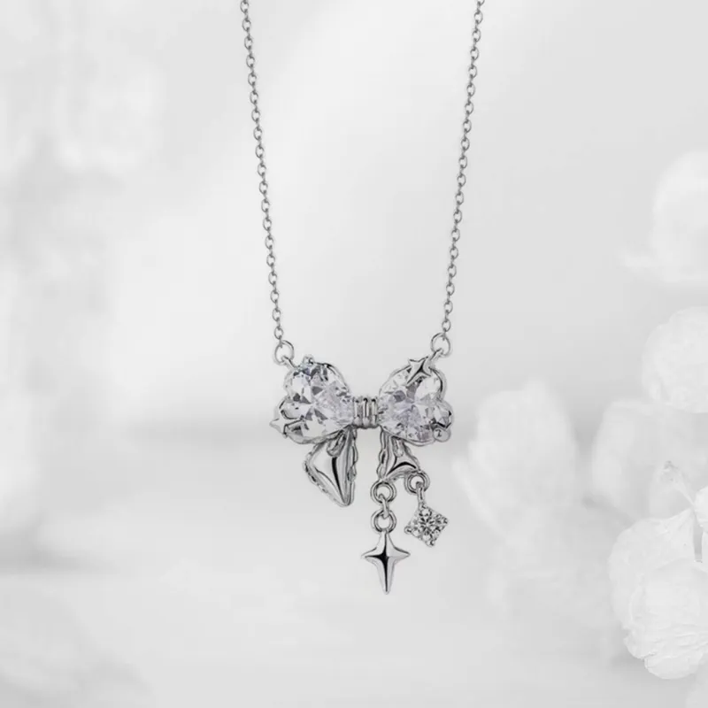 SEEPD Colored Glaze Zircon Necklace Women's-2