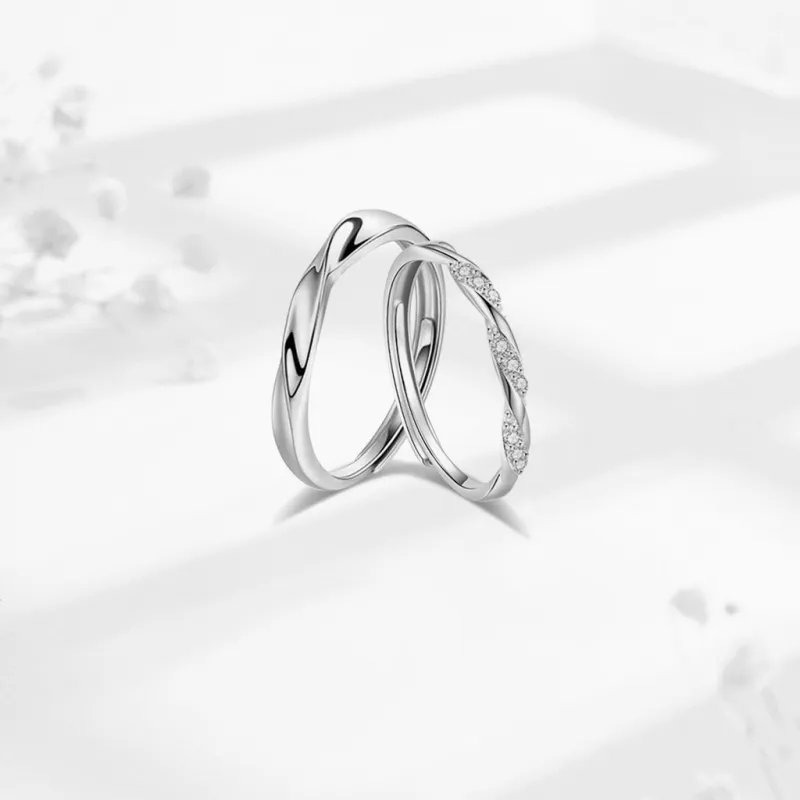 SEEPD Colored Glaze Zircon Ring Unisex-3