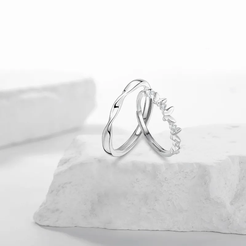SEEPD Colored Glaze Zircon Ring Unisex-3