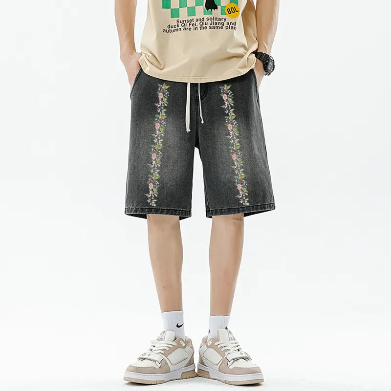VXOXV Denim Shorts Unisex-10