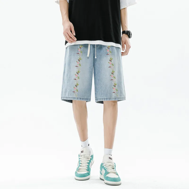 VXOXV Denim Shorts Unisex-7