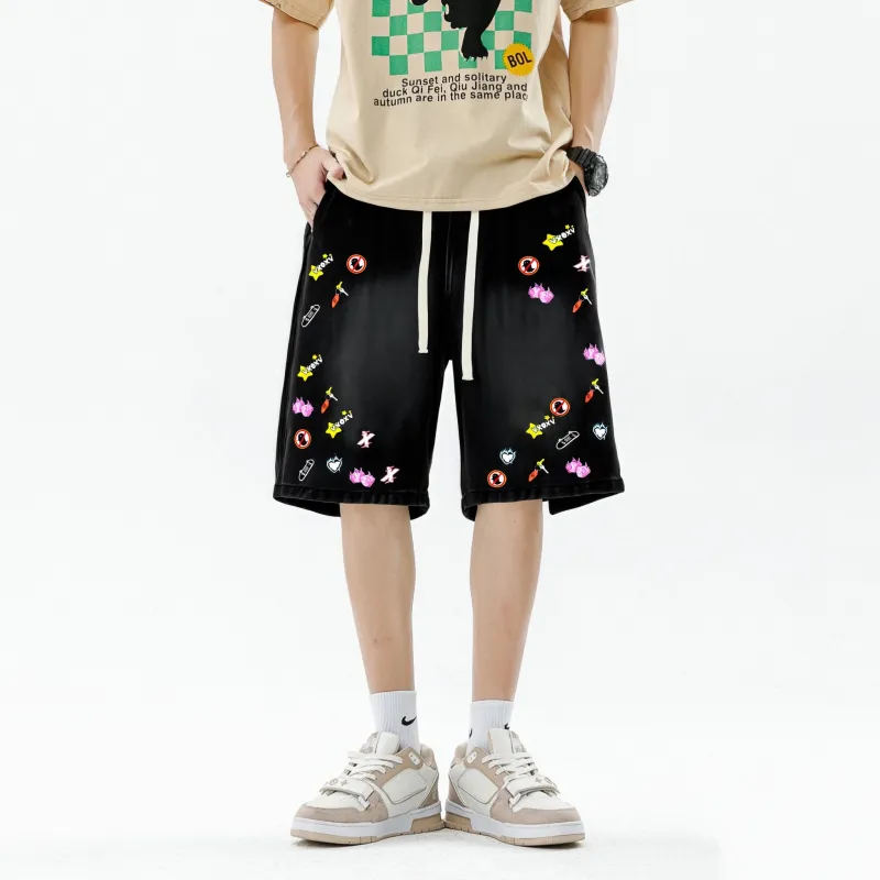 VXOXV Denim Shorts Unisex-3