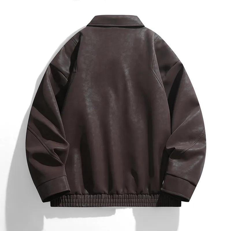 VXOXV Leather Jackets Unisex-3