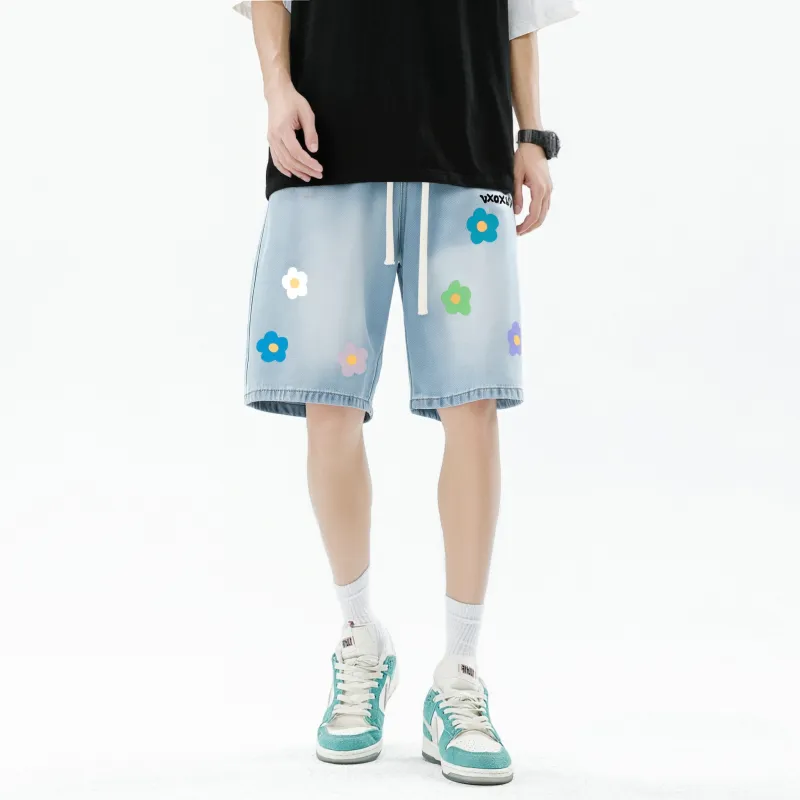 VXOXV Denim Shorts Unisex-7