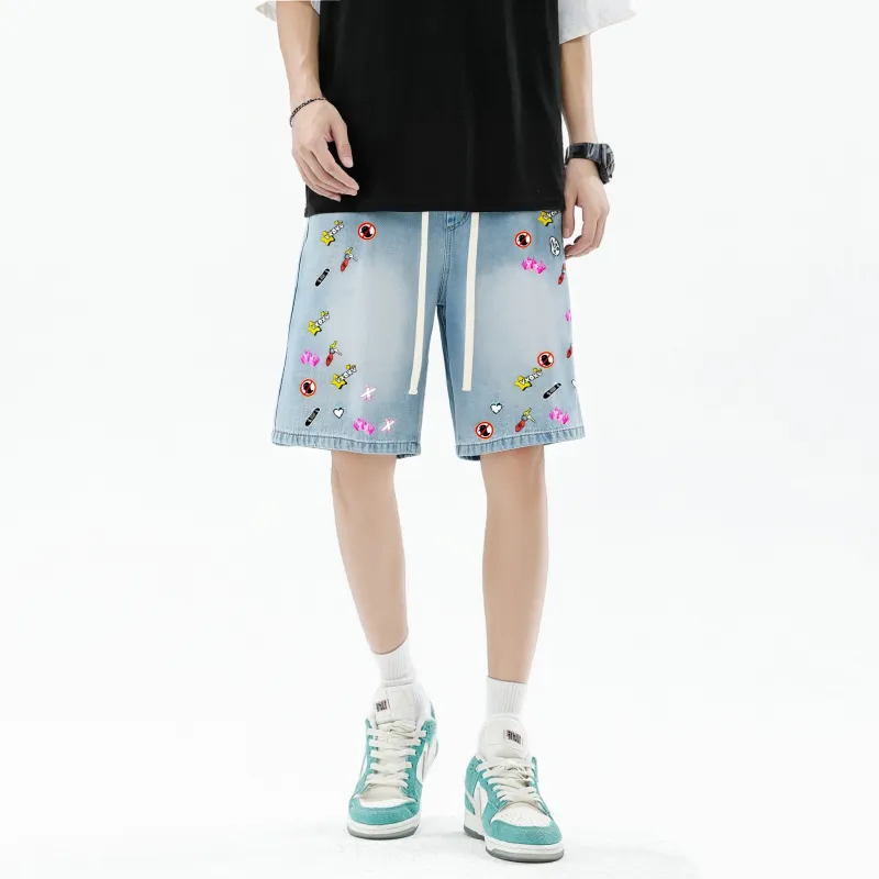 VXOXV Denim Shorts Unisex-6