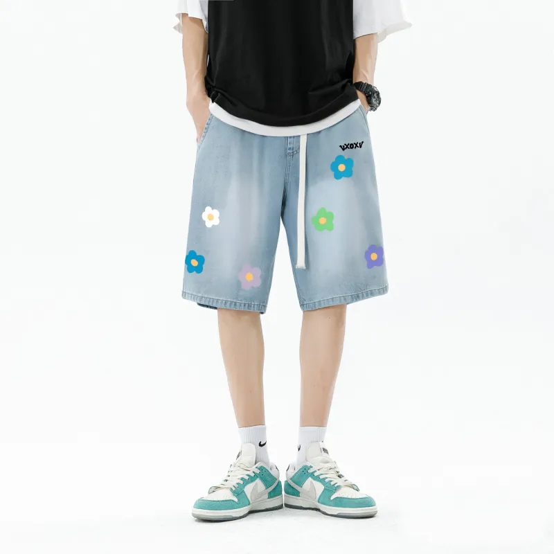 VXOXV Denim Shorts Unisex-6