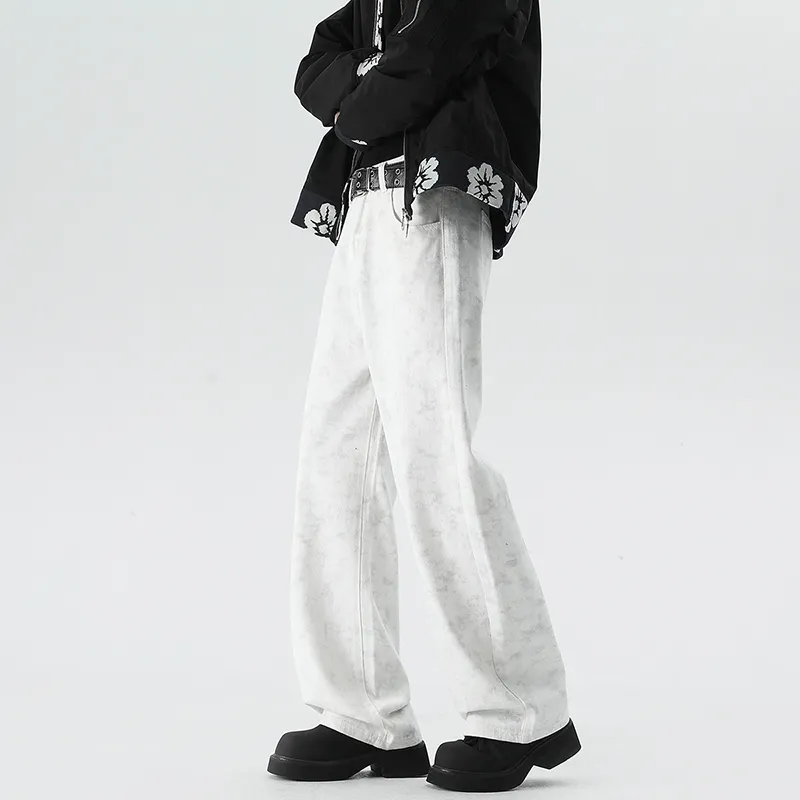 VXOXV Jeans Unisex White-6