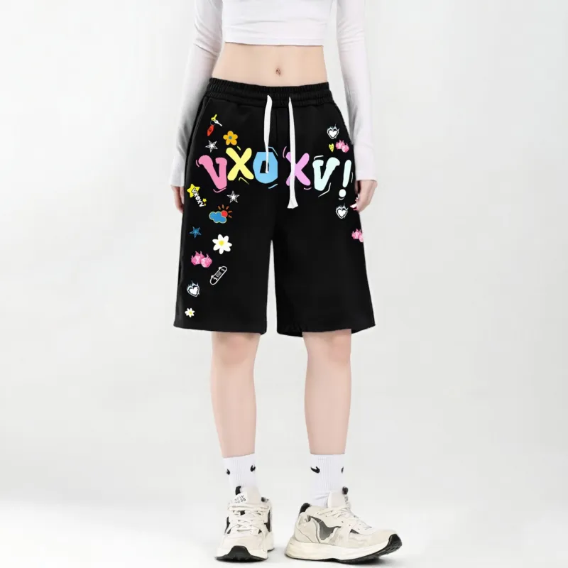 VXOXV Casual Shorts Unisex-3