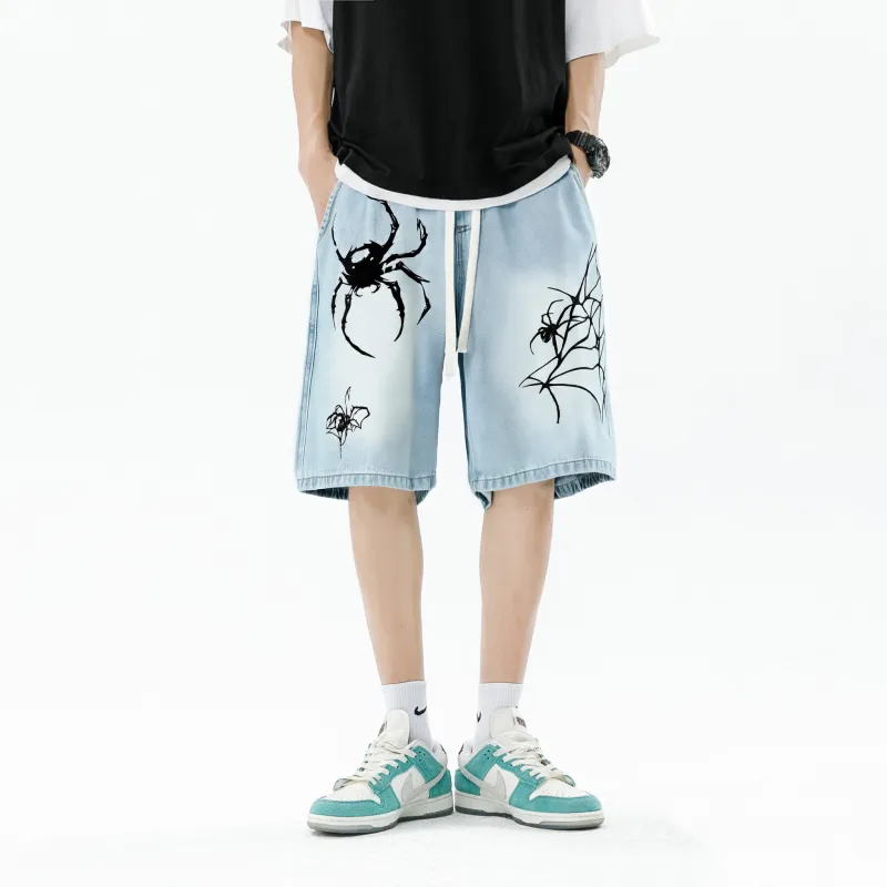 VXOXV Denim Shorts Unisex-7