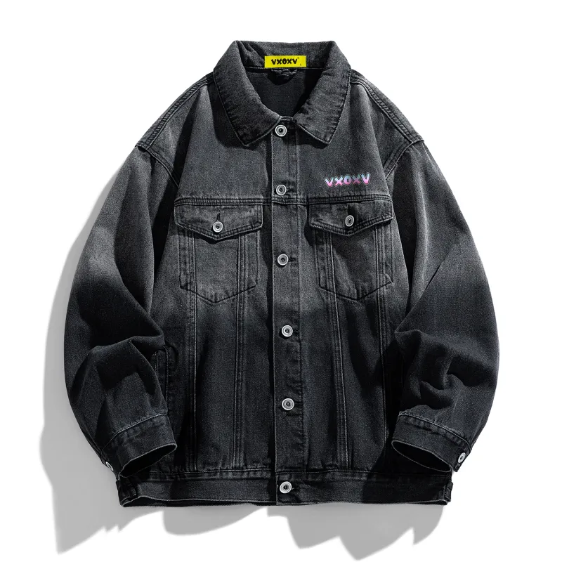 VXOXV Denim Jackets Unisex-4