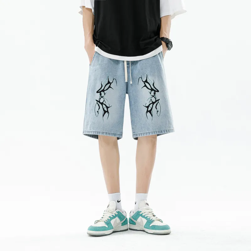 VXOXV Denim Shorts Unisex-6