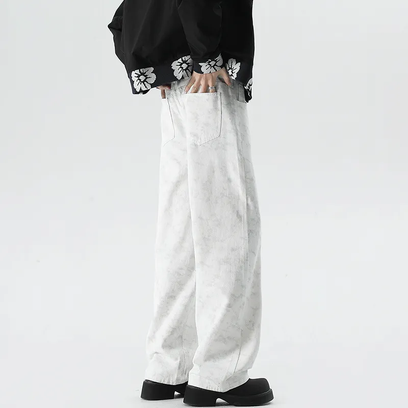 VXOXV Jeans Unisex White-4