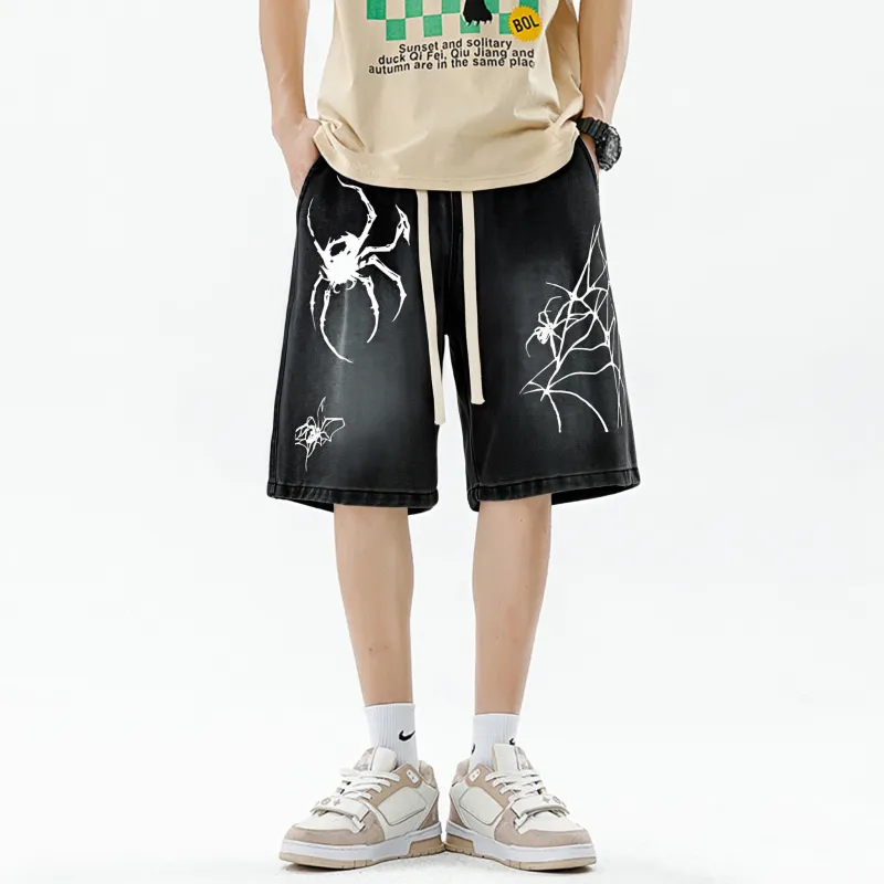 VXOXV Denim Shorts Unisex-11