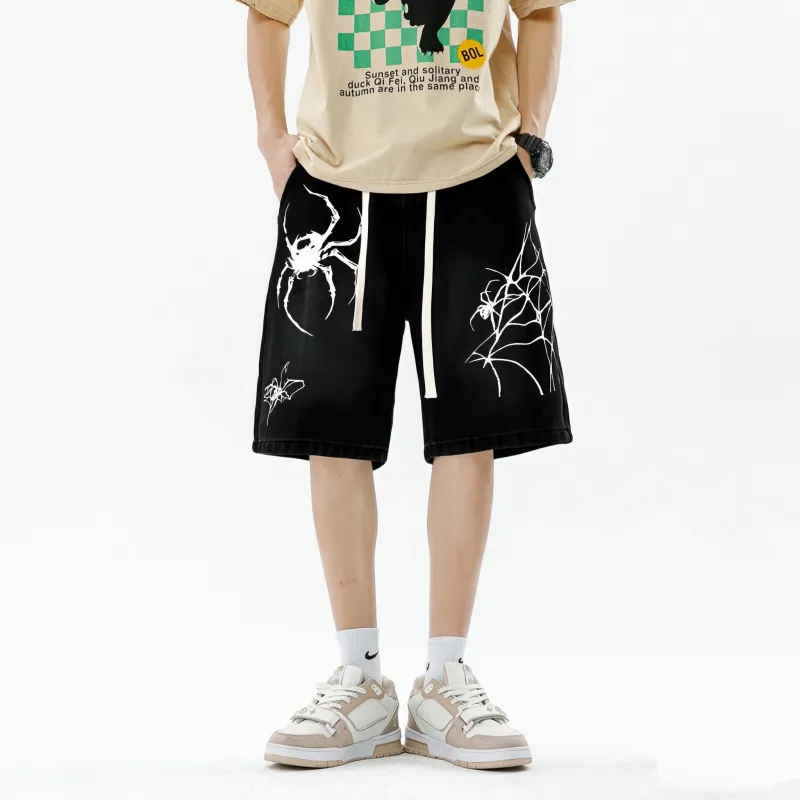 VXOXV Denim Shorts Unisex-3
