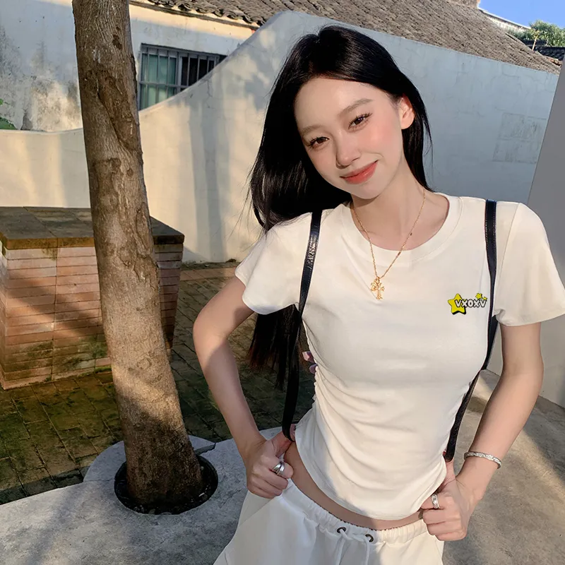 VXOXV Set in Sleeve T Shirt Women's-7