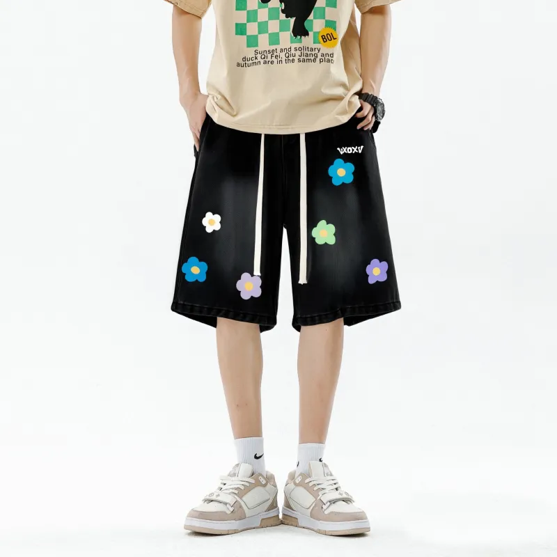 VXOXV Denim Shorts Unisex-2
