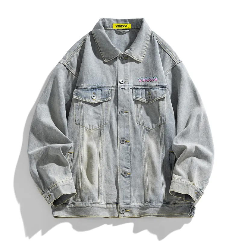 VXOXV Denim Jackets Unisex-6