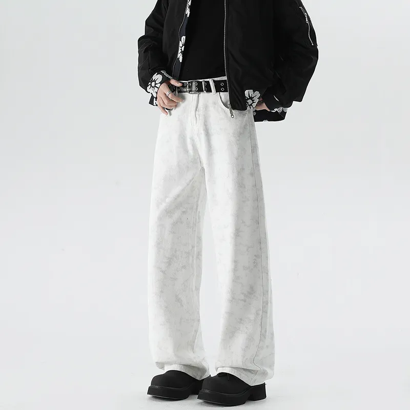 VXOXV Jeans Unisex White-2