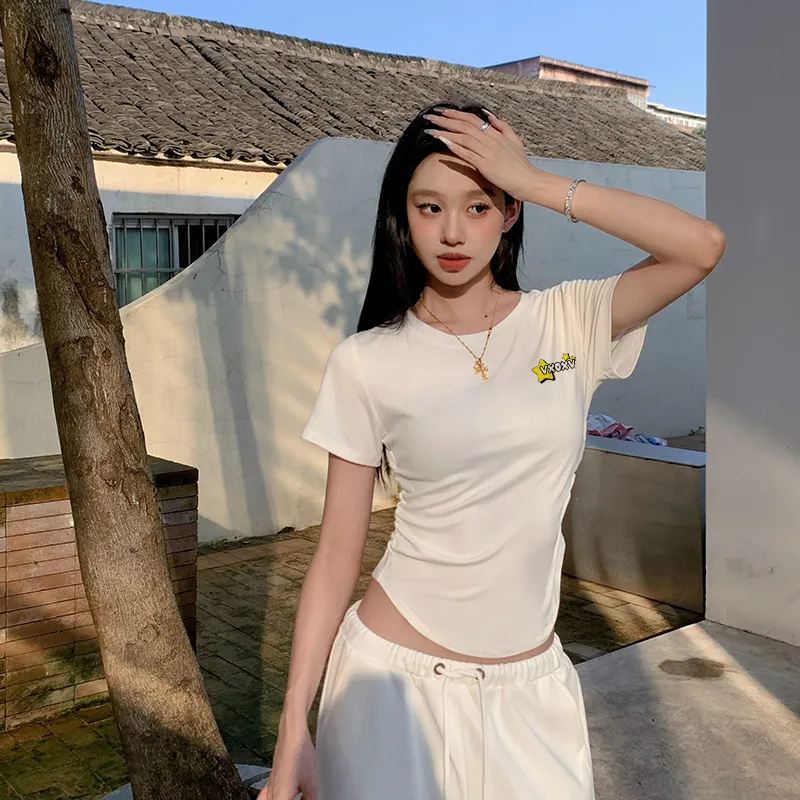 VXOXV Set in Sleeve T Shirt Women's-6