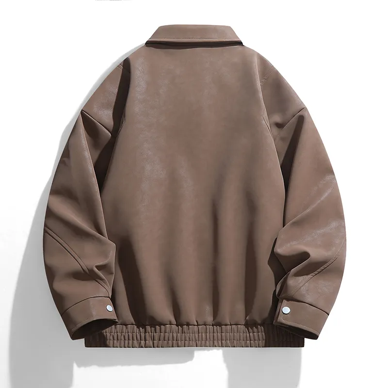 VXOXV Leather Jackets Unisex-5