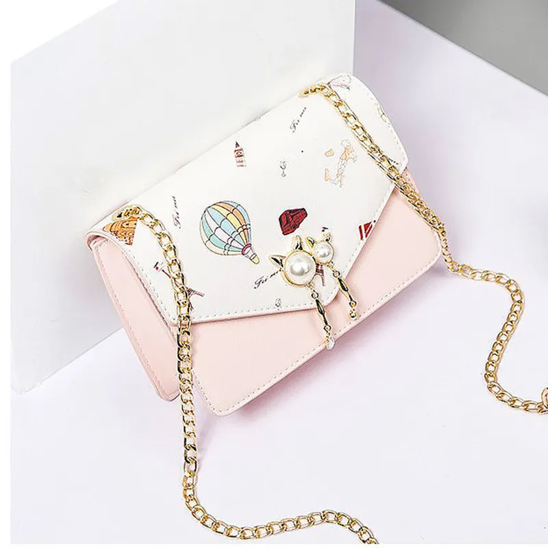 Bullrun Cow Leather Shoulder Bag Women's Pink-3