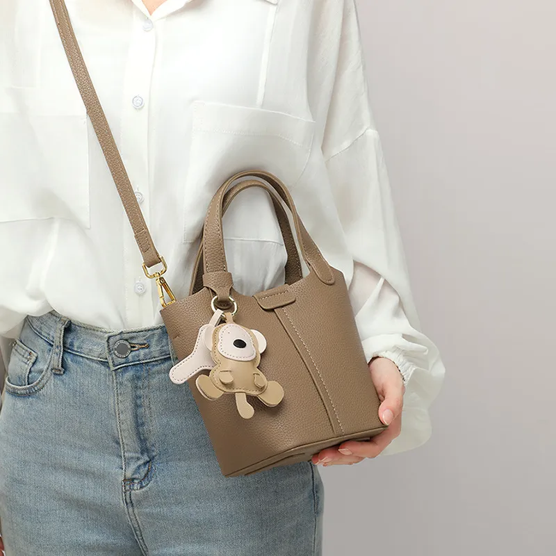 Bullrun Cow Leather Handbag Regular Women's Multicolor-3