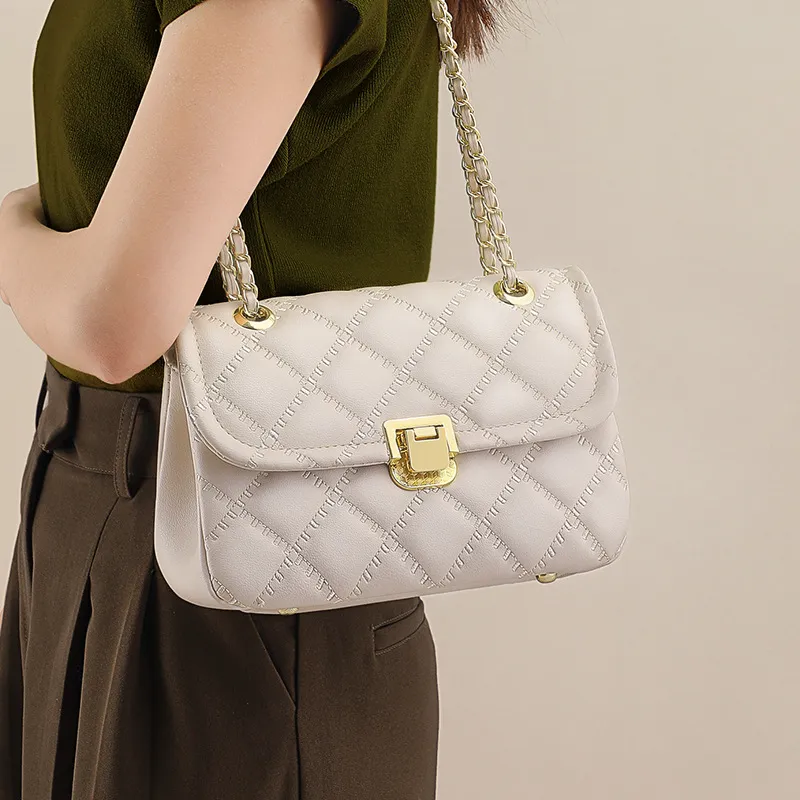 Bullrun Synthetic Leather Crossbody Bag, Shoulder Bag Regular Women's Ecru-1
