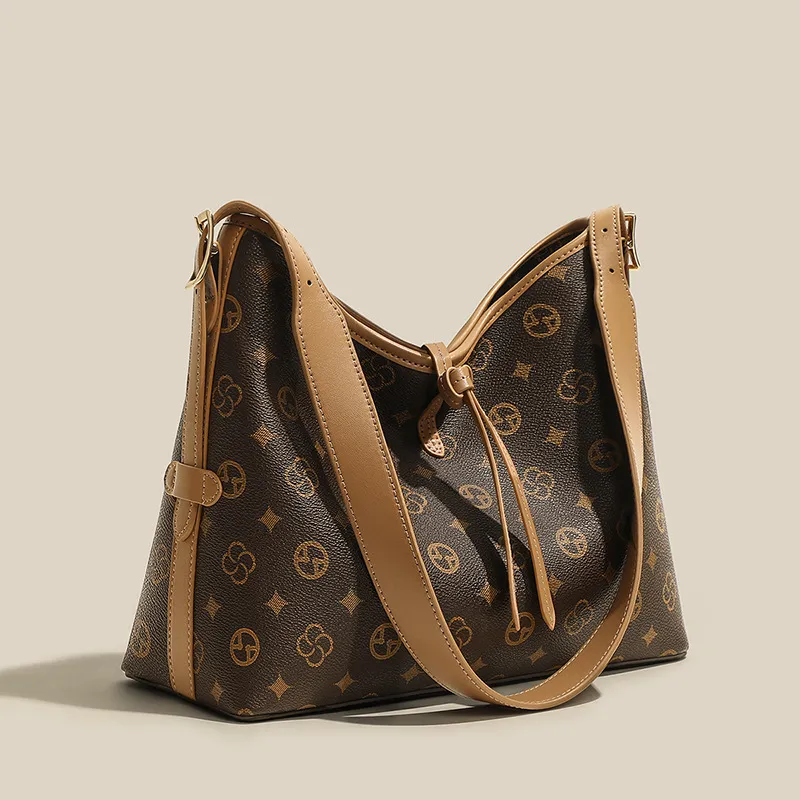 Bullrun Synthetic Leather Shoulder Bag Women's Coffee-4