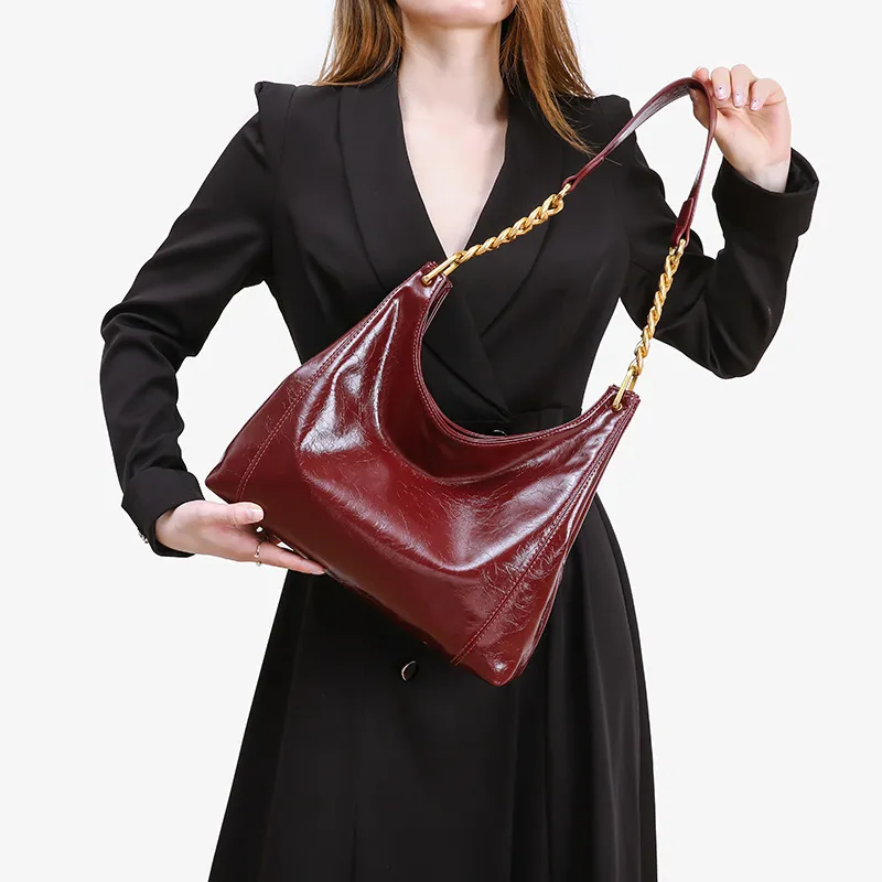 Bullrun Artificial Leather Shoulder Bag Regular Women's Red-2