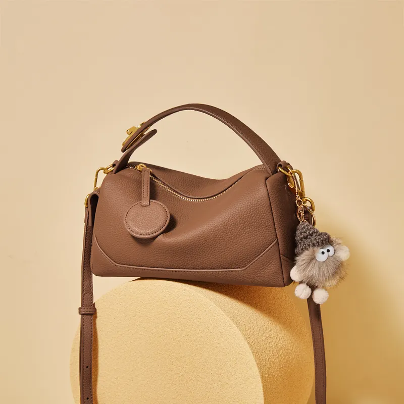Bullrun Cow Leather With Synthetic Leather Handbag Women's Multicolor-6