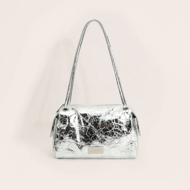 Bullrun Cow Leather Shoulder Bag Large Size Women's Multicolor-4