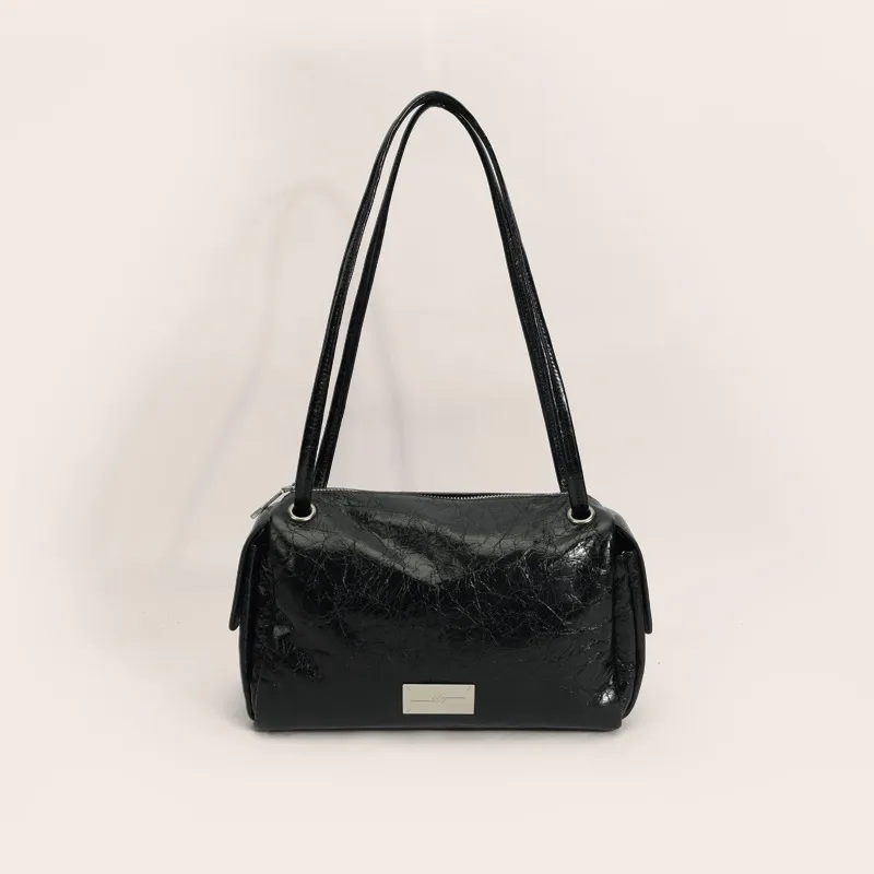 Bullrun Cow Leather Shoulder Bag Large Size Women's Multicolor-2